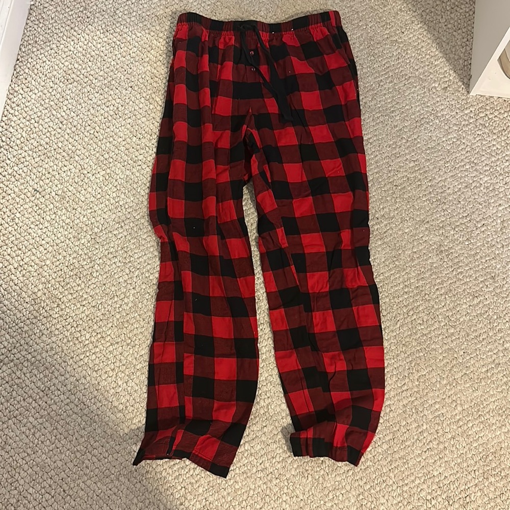 Plaid pj pants